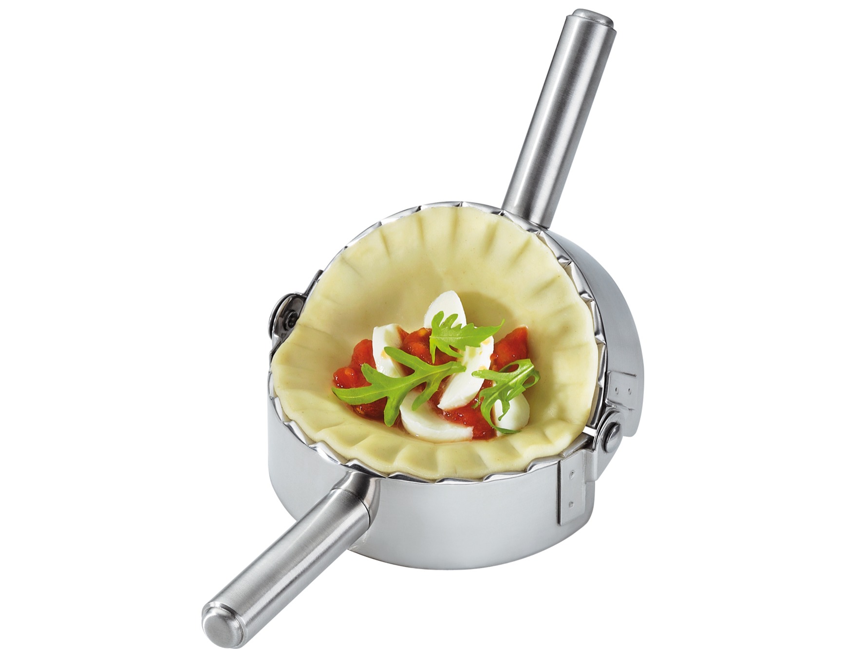 0803512800_ PASTACASA Nerezová formička na ravioli Ø 8 cm kUCHENPROFI